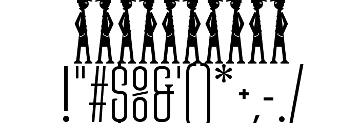 Partizano-Regular Font OTHER CHARS