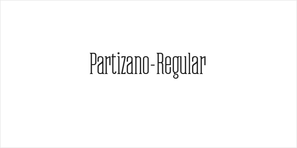 Partizano-Regular Logo