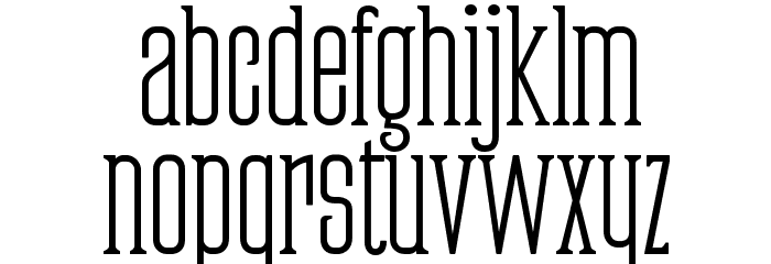 Partizano-Regular Font LOWERCASE
