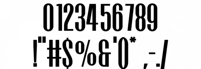 Partmedia Font OTHER CHARS