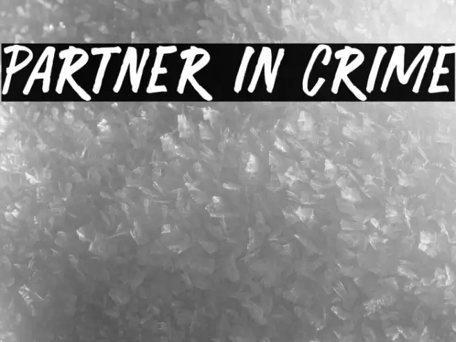 Partner in Crime Font examples