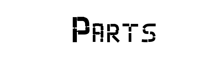Parts  免费字体下载