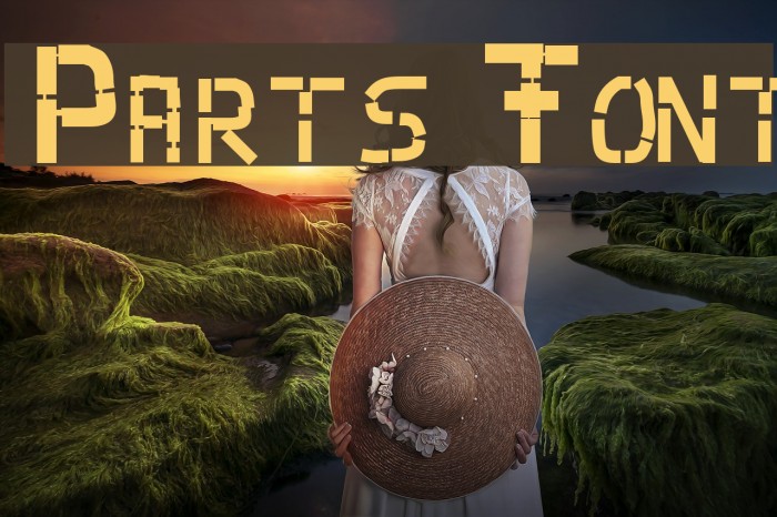 Parts Font examples