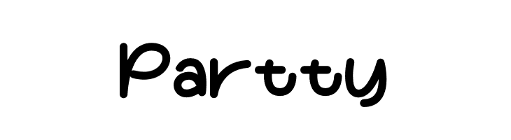 Partty  font caratteri gratis