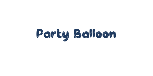 Party Balloon Logo