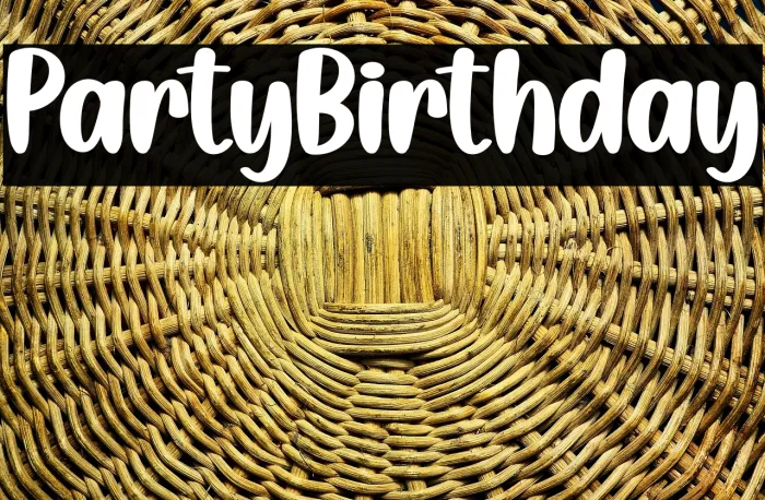 Party Birthday Example 3