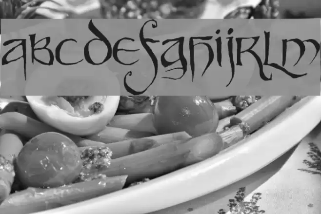 Party Business Font examples