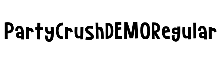 Party Crush DEMO Regular Caratteri