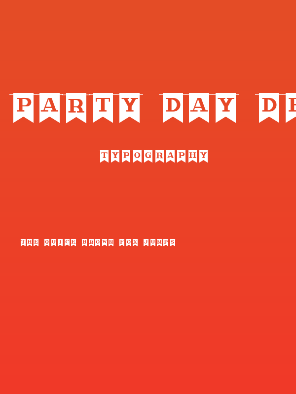 Party Day Demo Poster