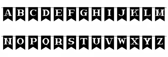 Party Day Demo Schriftart Kleinbuchstaben