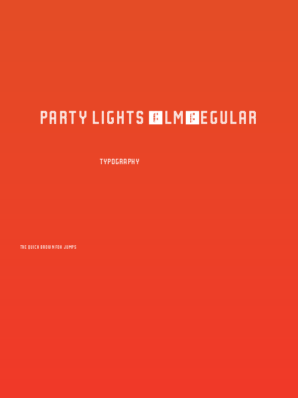 Party Lights [WLM] Regular Poster
