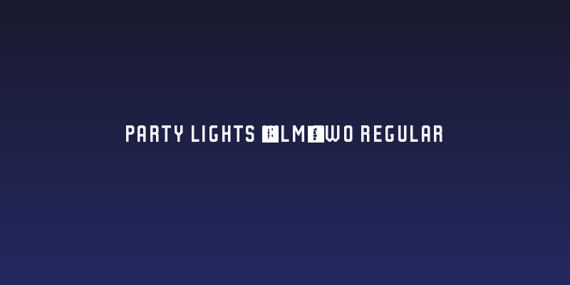 Party Lights [WLM] Two Regular Social Header