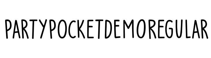 Party Pocket DEMO Regular Font