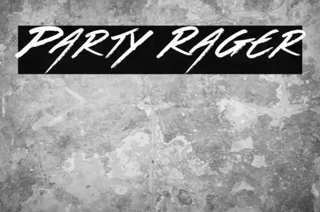 Party Rager Fonte examples