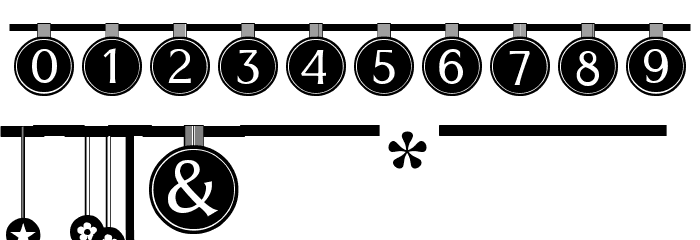 Party Time Font OTHER CHARS