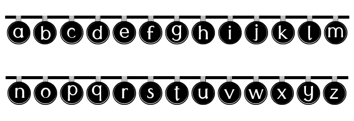 Party Time Font LOWERCASE