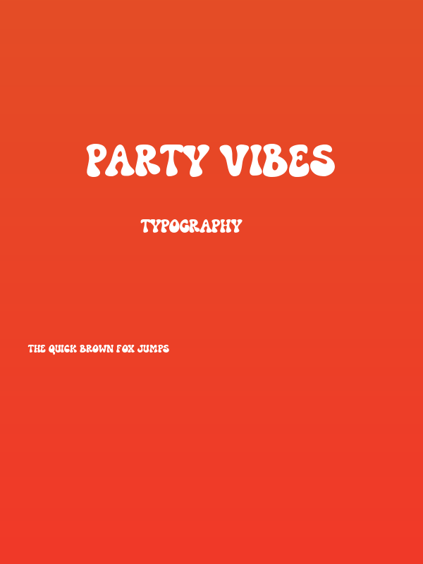 Party Vibes Poster
