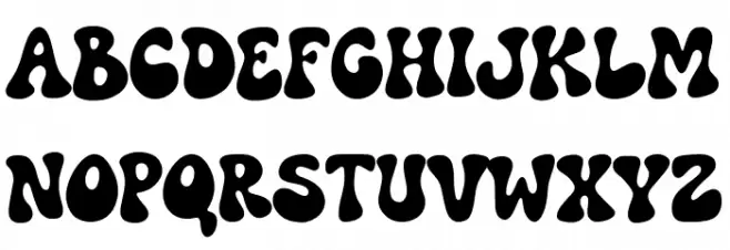 Party Vibes Font Litere mici