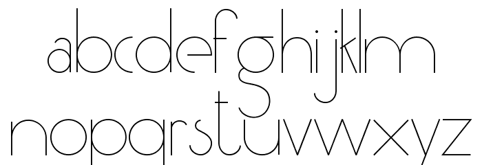 Party at Gatsby's Regular Font LOWERCASE