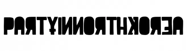 Party in North Korea  Free Fonts Download