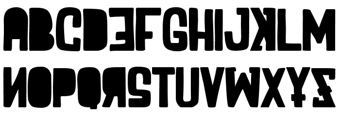Party in North Korea Font UPPERCASE