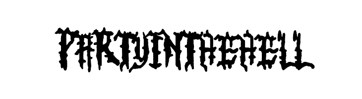 Party in the Hell Schriftart