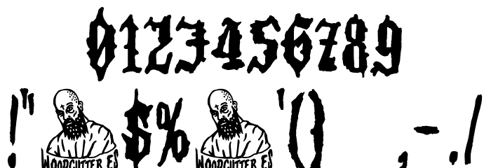 Party in the Hell Schriftart Anderer Schreiben