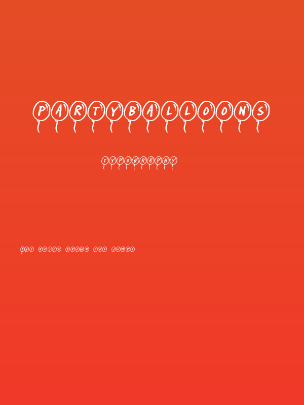 PartyBalloons Poster