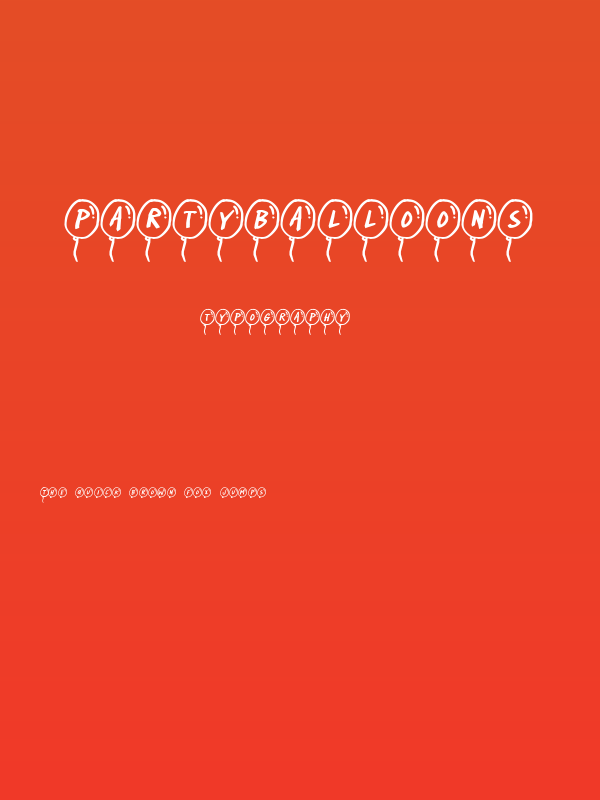 PartyBalloons Poster