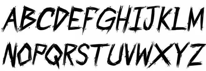 PartyCrasherzPG-Italic خط أحرف كبيرة
