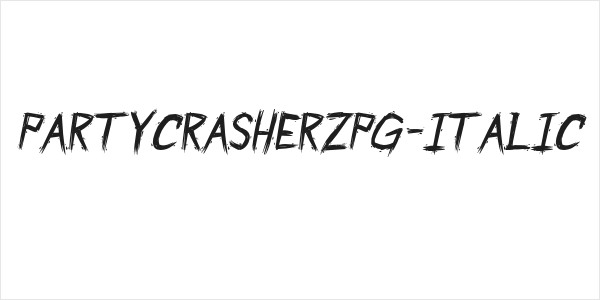 PartyCrasherzPG-Italic Logo