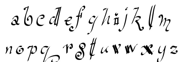 PartyHand Font LOWERCASE