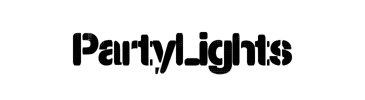 PartyLights  Frei Schriftart Herunterladen