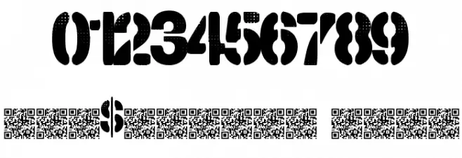 PartyLights Font OTHER CHARS