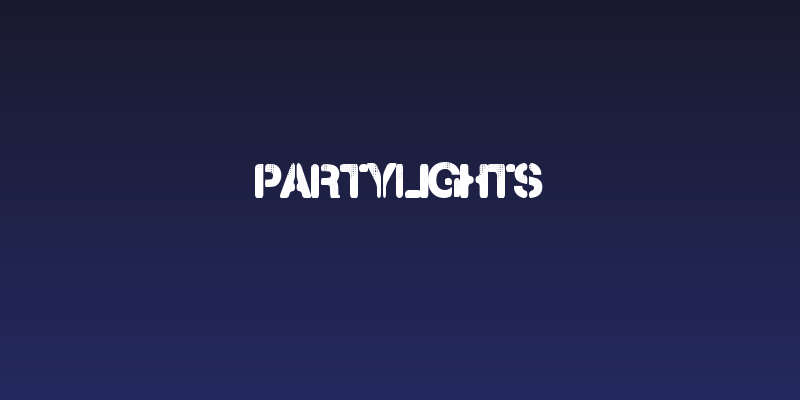 PartyLights Social Header