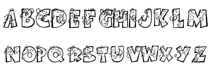 PartybyTom Font LOWERCASE