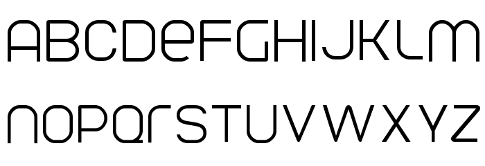 Parvoflavin Light Font LOWERCASE