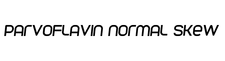 Parvoflavin Normal Skew  لخطوط تنزيل