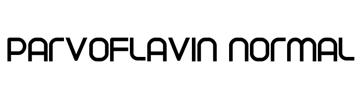 Parvoflavin Normal Font