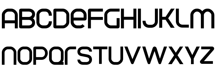 Parvoflavin Normal Font LOWERCASE