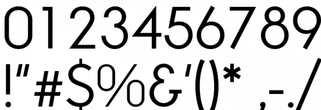 Pasajero Font OTHER CHARS