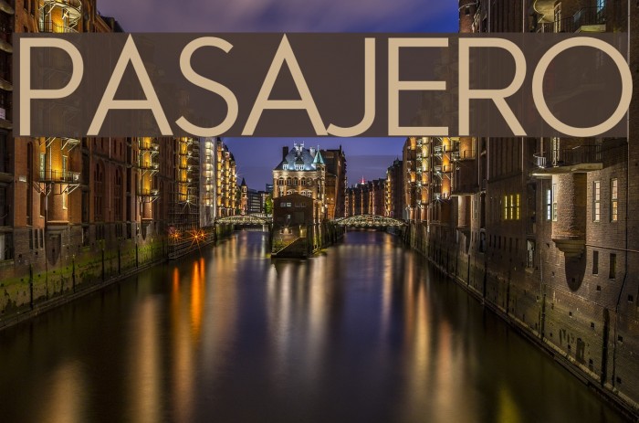 Pasajero Example 3