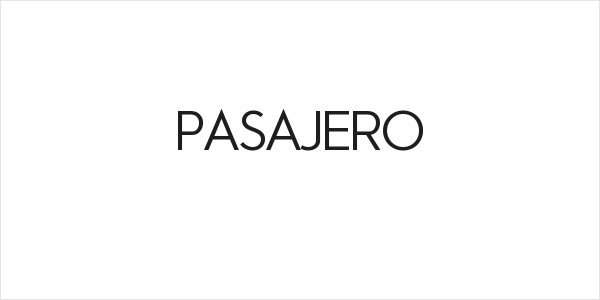 Pasajero Logo