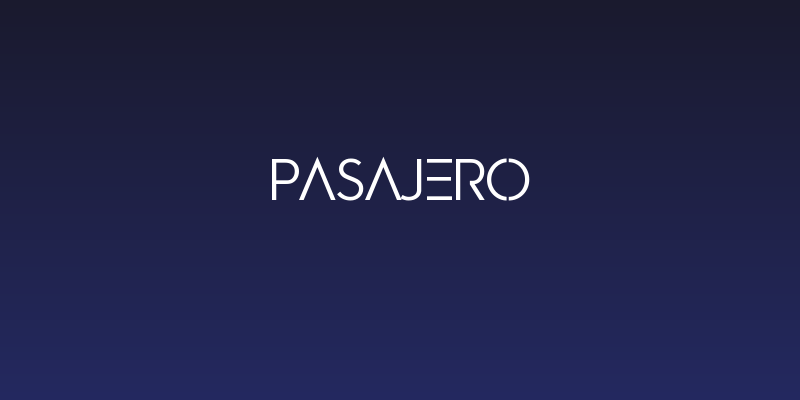 Pasajero Social Header