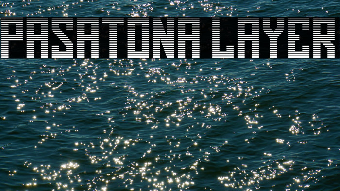 Pasatona Layer Font examples