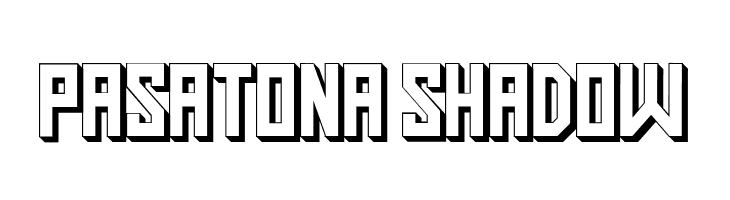 Pasatona Shadow  Скачать бесплатные шрифты