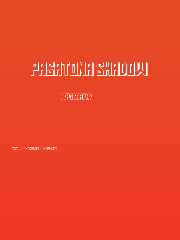 Pasatona Shadow Poster