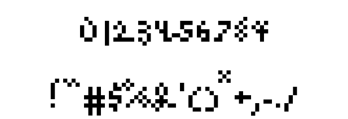 PascalPixel Font OTHER CHARS