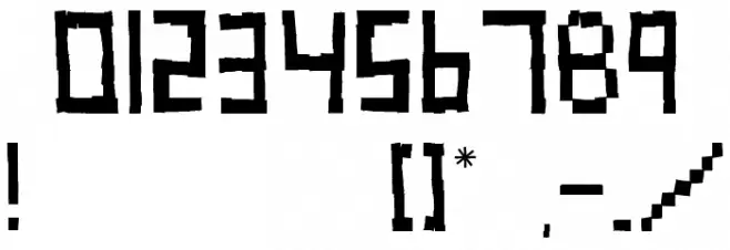 Paschnitow_SansRegular Font OTHER CHARS