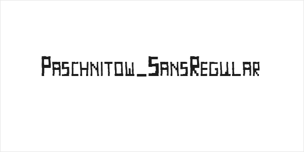 Paschnitow_SansRegular Logo